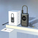 150PSI Wireless Bike Air Pump 70W Power Output 4000mAh Battery Digital Display LED Flashlight Auto-Off Smart Portable Fast Inflation Tire Pump for Bicycle Car Basketball