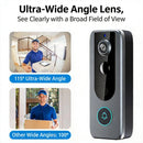 M20s Wireless Video Doorbell with 115 Ultra Wide Angle Infrared Night Vision 4000mAh Battery No WiFi Needed Two Way Audio IP65 Weatherproof Doorbell Camera
