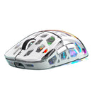 K-Snake BM560 Tri-Mode Wireless Mouse 3600DPI 83g Lightweight RGB Transparent Shell 600mAh Rechargeable Battery Bluetooth 2.4G Wired Esports Gaming Mice