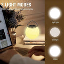 Portable Camping Lamp With Hook USB Rechargeable Tent Lighting Decorations Waterproof Garden Rechargeable Outdoor Waterproof Long-lasting Flashlight Camping Lights