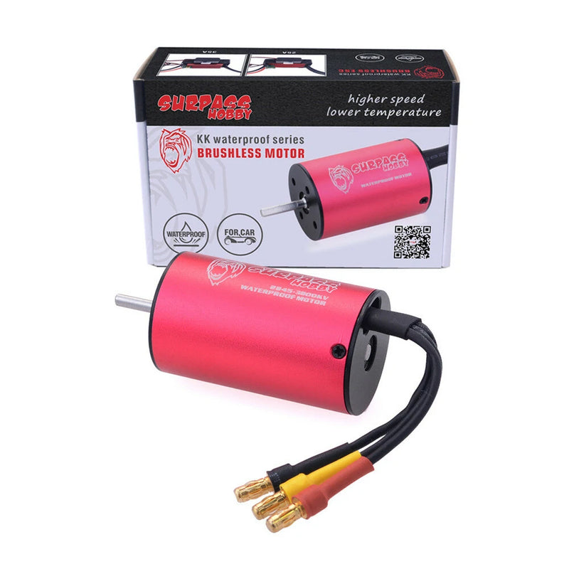 Surpass Hobby 2845 KK Series 2-3S Brushless Waterproof Motor 5900/5000/4400/3800/3100/2800KV for 1/12 Rc Car