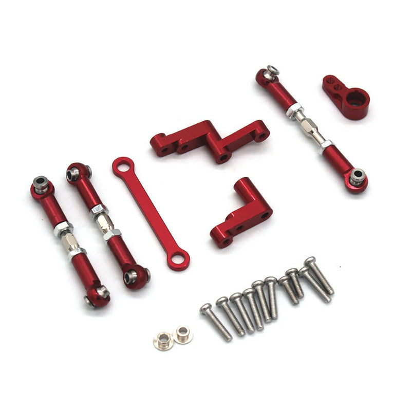 Upgraded Steering Components Steering Rods Servo Arms Servo Rods Accessories For MJX 16207 16208 16209 16210 H16 RC Car Parts