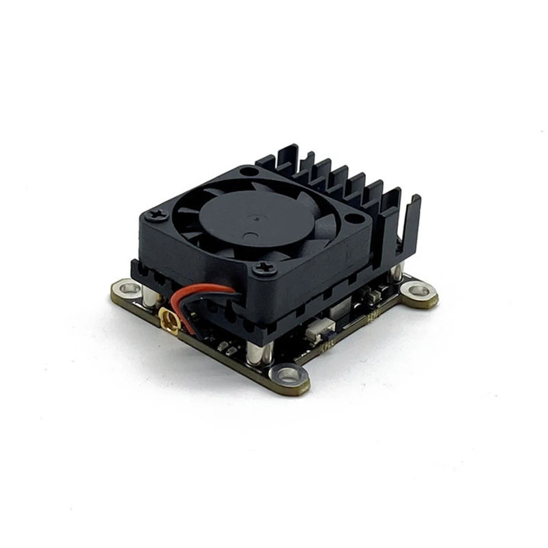 EWRF S1232T 5.8G 48CH 2W High Power VTX 200mW 500mW 1W 2W Power Support SmartAudio FPV Transmitter Built-in Microphone with Cool Fan for RC Drone