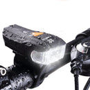 XANES Bike Light Set 600LM XPG + 2 LED Bicycle Headlight 5 Modes USB Charging with 4 Modes Taillight Warning Light