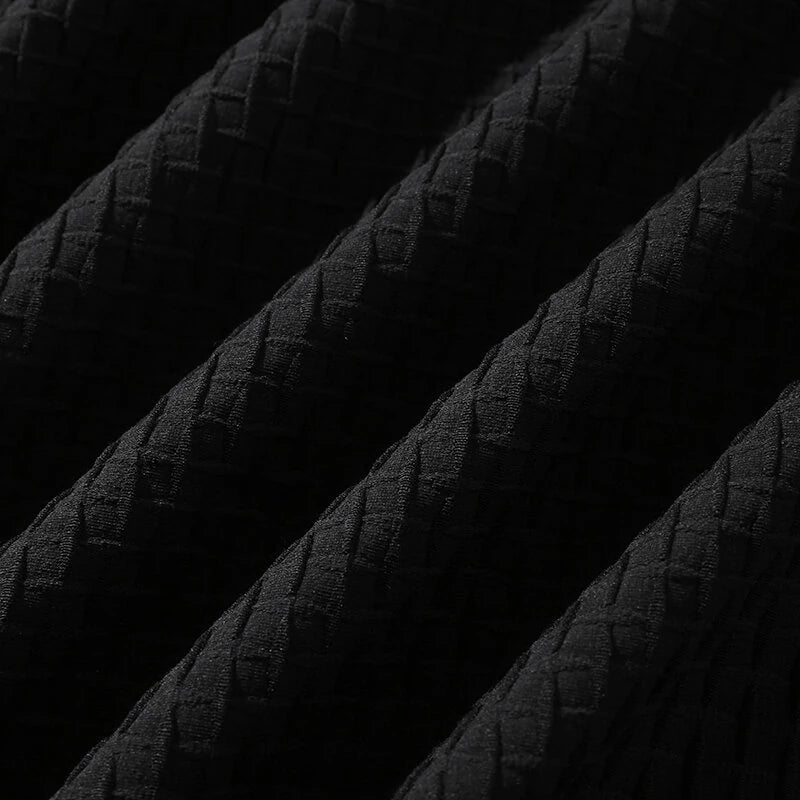 INCERUN Mens T-Shirt Basic Solid Color Short Sleeve T Shirt Casual V-neck Half Long Sleeve Tops Summer Loose Fit Men Clothing