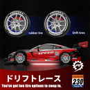 XJRC XJ-1996 RTR 1/16 2.4G 4WD Drift RC Car Mini Racing LED Light Remote Control High-Speed Motor On-Road Race Vehicle Model Boys Gifts Toys