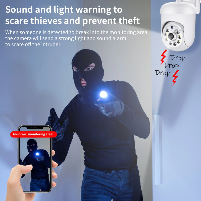 2MP 1080P HD Camera WIFI PTZ Control Video Surveillance Cameras  Wireless Connect 360 Panoramic Two-way Conversation