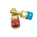 Quick Connect Coupler R1234YF to R134A Adapter HVAC Auto AC Tool High and Low Side Fittings Efficient Quick Connect