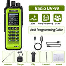 Iradio UV-99 20W Walkie Talkie Air Multi Band High Power FM NOAA 1024CH Wireless Copy Frequency Long Range Type-C Charging Ham Two Way Radio