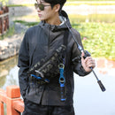 ZANLURE 600D Oxford Men's Fishing Lure Bag Waterproof Molle Tactical Waist Chest Pack Multifunctional Travel Hunting Bag