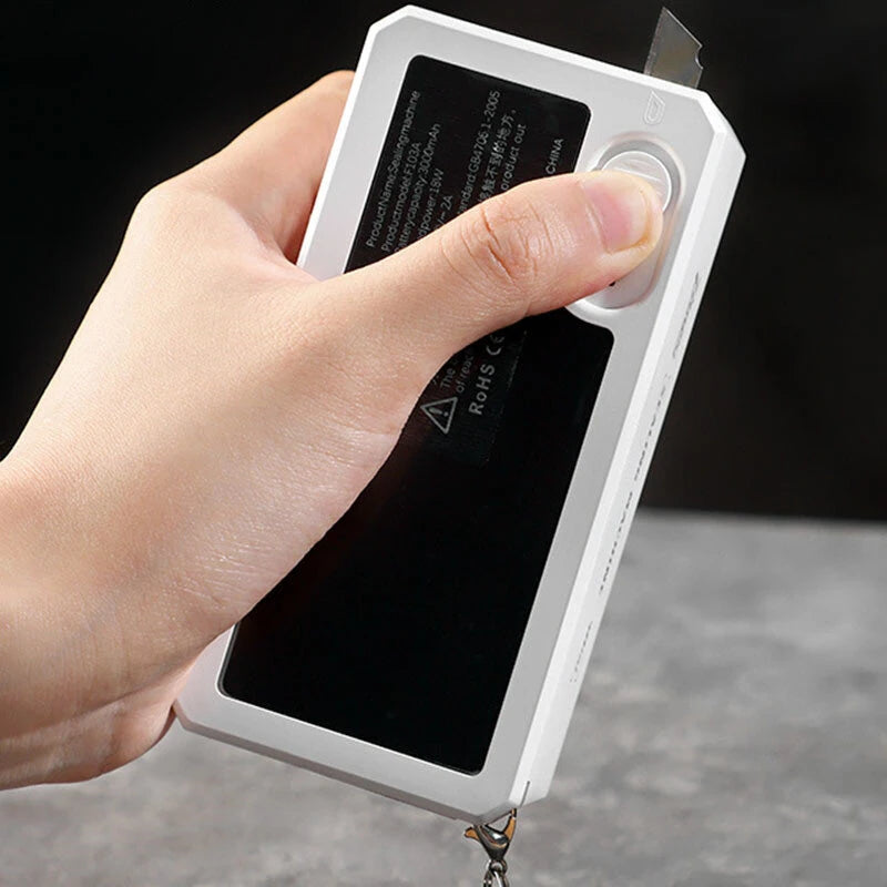 Bincoo Portable Mini Sealer 3000mAH Rechargeable for Hanging Ear Coffee Snacks Teabags