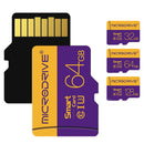 Microdrive Class 10 TF Memory Card 128G 64G 32G U3 High Speed Smart Card Video Card Memory Card for Mobile Phone Tablet Camera Monitor