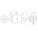 QX-Motor 70mm 6 Blades EDF Unit With QF2827 3500KV Brushless Motor 3-4S for RC Airplane Jet