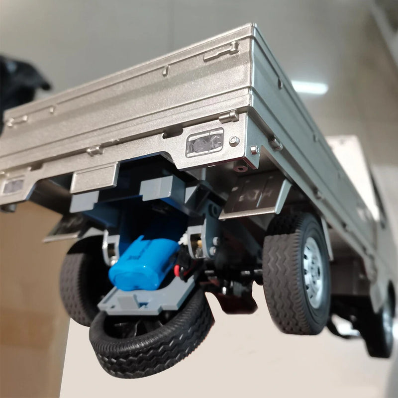 WPL D12 1/10 2.4G 2WD Military Truck Crawler Off Road RC Car Vehicle Models Toy Several Battery