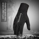 IPRee Winter Cycling Gloves for Men's Warm Outdoor Sports Windproof Anti Slip Waterproof Velvet Touchable Screen Gloves Gloves