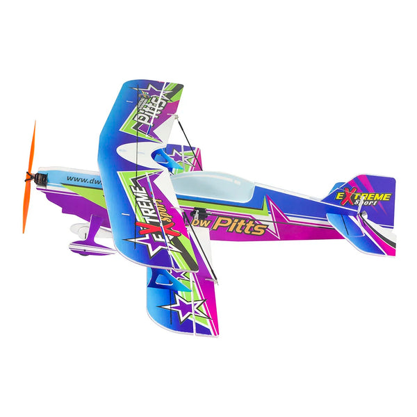 Dancing Wings Hobby E30 PITTS 450mm Wingspan PP Foam Magic Board Micro Indoor RC Airplane Biplane KIT/ KIT+Power Combo
