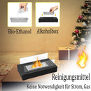Rectangular Desktop Alcohol Fireplace Outdoor Portable Real Fire Fireplace Lamp Heater Modern Decorative Atmosphere Lamp