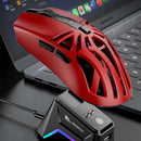 SMAILWOLF M8 Tri-mode Gaming Mouse with Charger Dock PAW3311 Sensor RGB 12000DPI 1KHz Return Rate 72g Lightweight Rechargeable Mouse