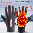 XANES Winter Gloves for Women Fleece-Lined Windproof Warm Touchscreen-Compatible Anti-Slip Cycling Gloves for Skiing Hiking Outdoor Sports