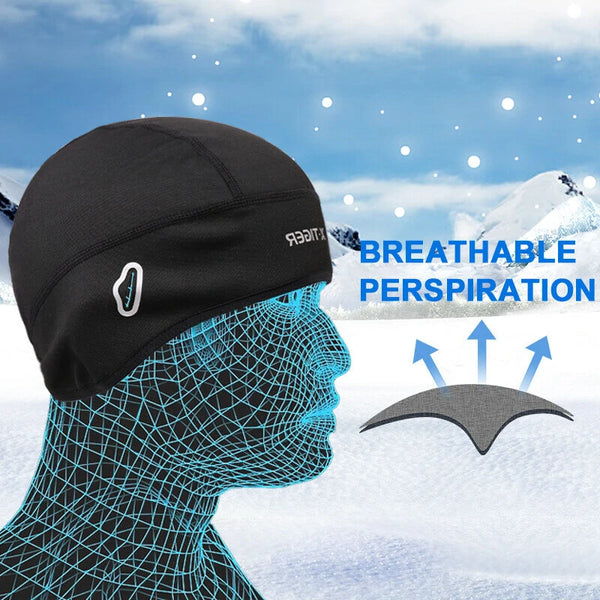 X-TIGER Thermal Fleece Cycling Caps Windproof Waterproof Bike Hat for Winter Sport Outdoor