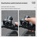 WEST BIKING 120dB Mini Bicycle Horn Type-C Charging 5 Modes Warning Waterproof Electric Bike Bell for MTB Riding Safety