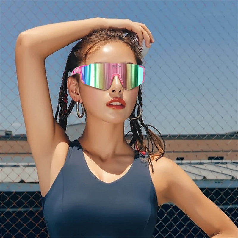 SCVCN UV400 HD Polarized Cycling Sunglasses Women Men Outdoor Sports Bike Glasses Windproof Fishing Hiking Bicycle Sun Glasses Goggles