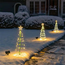 Solar Christmas Outdoor Decoration Christmas Tree Lights Outdoor Christmas Lighting Decorations Christmas Tree Christmas Lighting Garden Solar Fairy LED Lights
