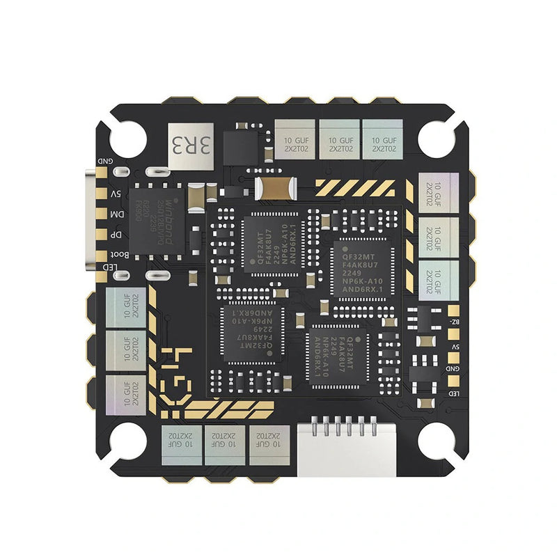 9g 25.5x25.5mm GEPRC GTAKER G4 45A AIO Flight Controller OSD Integrated with 45A 4in1 Brushless ESC 3-6S Support DShot600 for FPV RC Racing Drone