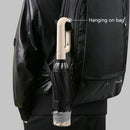 10 Ribs Fully Automatic Handle Umbrella 106cm Detachable Handle Reverse Opening UV Umbrella with Windproof Reflective Stripe Reverse Fold Umbrella Carabiner Travel