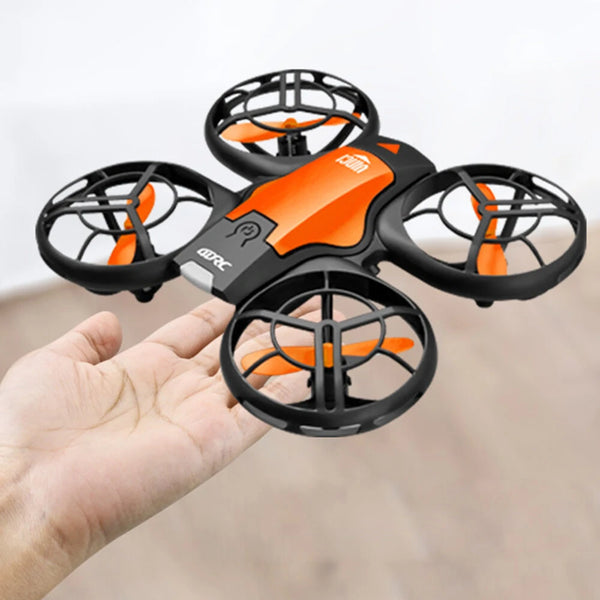 4DRC V8 Mini WiFi FPV with HD Camera Gesture Control Stunt Tumbling Colorful LED Lights Grid Full Protection Child Gift RC Toys Drone Quadcopter RTF