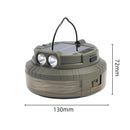 IPRee Outdoor Camping Light String Warm+Colorful Light 20M USB+Solar Rechargeable Waterproof Light Chain Portable Scalable Suspended Sky Tent Atmosphere String Light