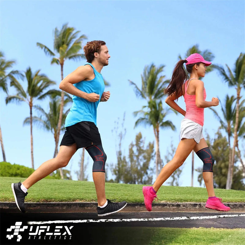 SKDK Fitness Protective Knee Pad Sports Elastic Sweatproof Knee Brace for Running Basketball Volleyball Tennis Sports