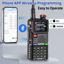 Baofeng UV-5RH PRO 10W GPS Multi Band AM FM Walkie Talkie Bluetooth Frequency Writing Function 640 Channels Wireless Copy Frequency Type-C Ham Two-way Radio