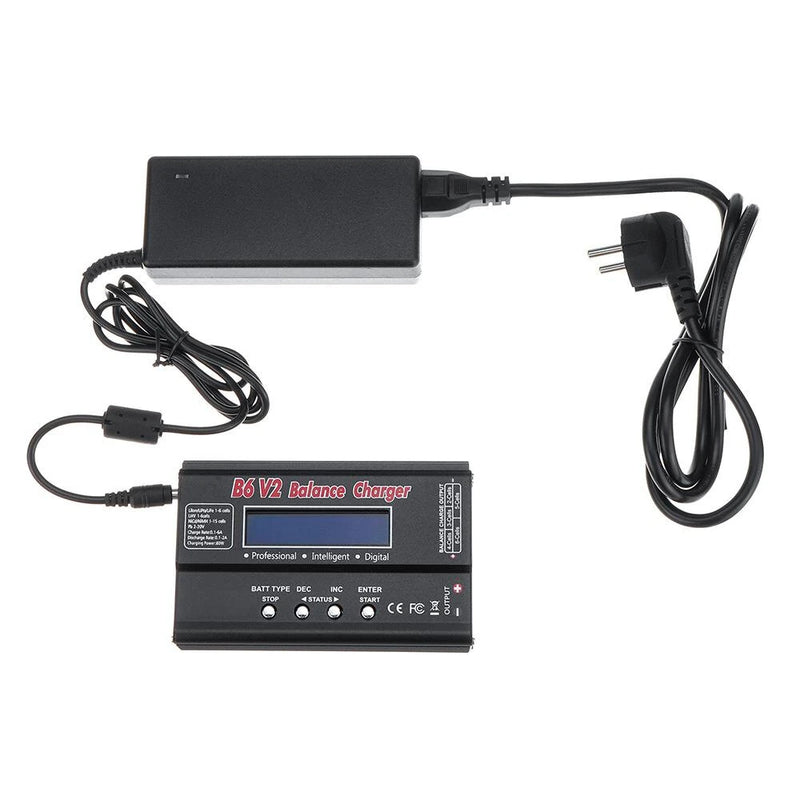 HTRC B6 V2 80W 6A DC 1-6S Battery Balance Charger Discharger for LiPo Battery LiHV Battery