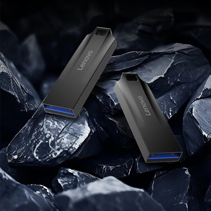 Lenovo LD300 USB3.2 Flash Drive 256GB 128GB 64GB Portable Metal Pendrive U Disk for PC Laptop Computer Plug and Play