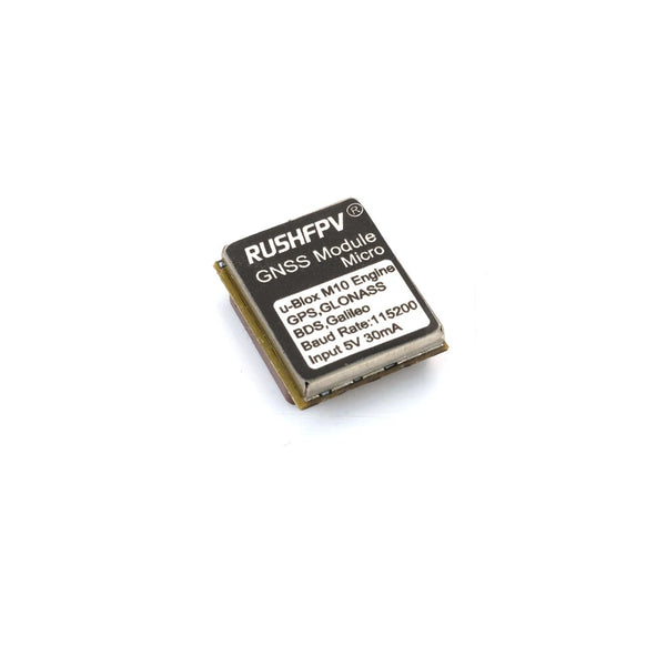 RUSHFPV GNSS Micro M10 GPS Module 10HZ Rate Built-in Ceramic Antenna for RC FPV Freestyle Drone DIY Parts