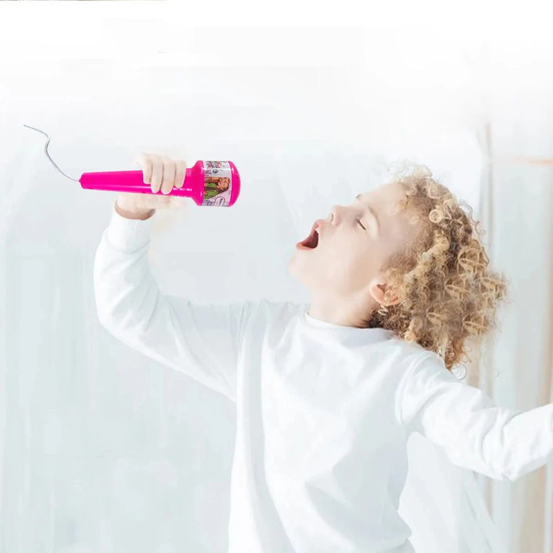 Super Cool 5-light Microphone with Stand Karaoke Songs Musical Instrument Kids Toys