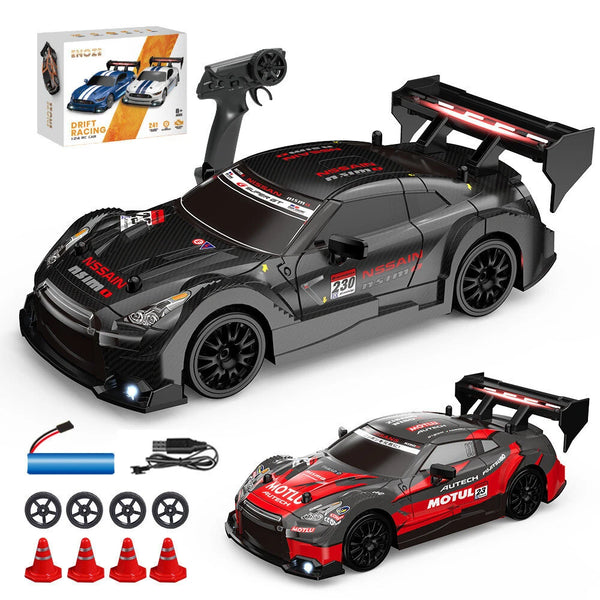ENOZE 8601 8602 RTR 1/24 2.4G 4WD 30km/h Drift RC Car GTR High Speed Racing LED Light On-Road Vehicles Models Toys