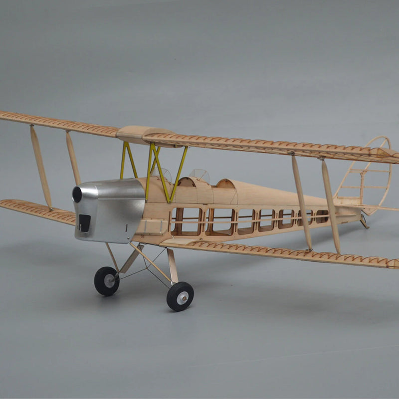 Tony Ray's Aero Model DH.82 Tiger Moth 1/12 750mm Wingspan Balsa Wood Micro RC Airplane KIT