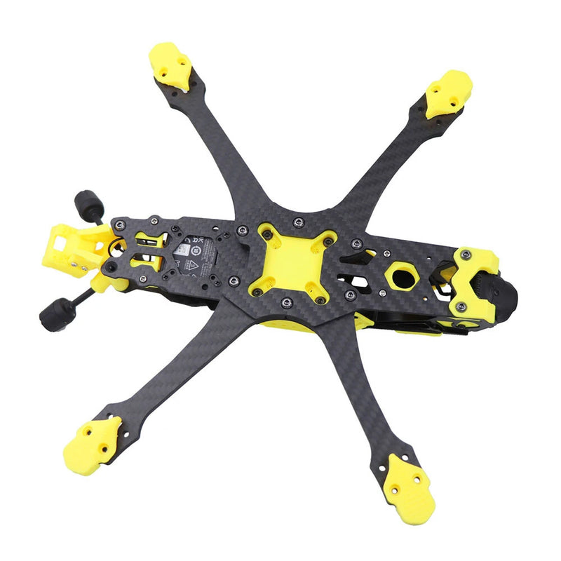 HSKRC S5 V2 227mm Wheelbase 5 Inch Carbon Fiber Frame Kit Compatible with DJI O4 / DJI O3 / Analog DIY RC FPV Racing Drones