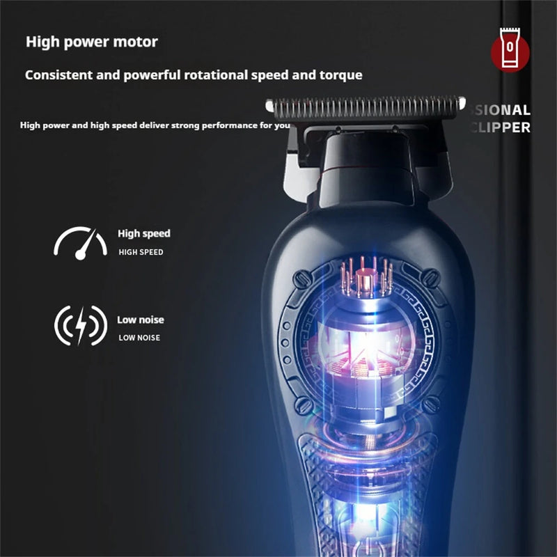 MARSKE MS-5065 Professional Hair Clipper High-Speed Motor LED Display Low Noise USB Rechargeable Long Battery Life Styling Tool