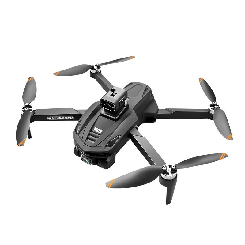 WLRC V168 MAX GPS 5G WiFi FPV with 5.9inch LCD Screen Controller 720P HD Dual Camera Servo Gimbal 360 Intelligent Obstacle Avoidance Optical Flow Hover Brushless Foldable RC Drone Quadcopter RTF