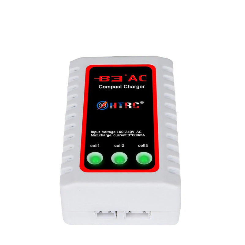 HTRC B3AC 3*800mA Balance Charger RC Toy Charge Battery Charger for 2-3S LiPo Battery