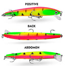 ZANLURE 10 Pcs 95mm 8.5g Fishing Lure Set Mini Fishing Hard Bait Minnow Floating Swing Crankbait Crazy Wobblers Crank Lures