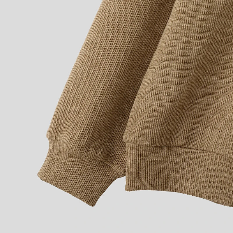 INCERUN Men's Oversized Knitted Sweater Digital Print Long-Sleeve Crew Neck Top Male Large Size S-5XL