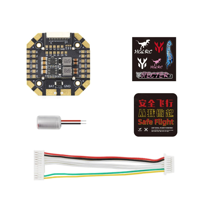 HGLRC SPECTER 90A 2-8S 32.9 BLheli_32 Single ESC / 30.5x30.5mm 5V 12V BEC Distribution Board for FPV Racing Drone