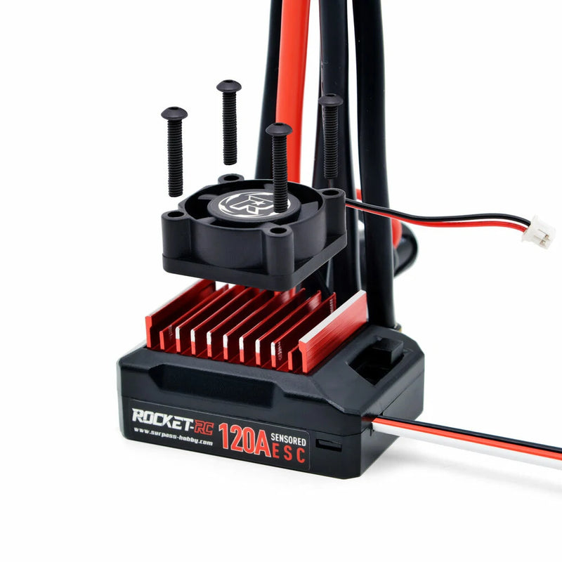 ROCKET 540 Brushless Sensored Motor 120A ESC Drift Racing for ARRMA 1/10 RC Cars Vehicles Model Spare Parts