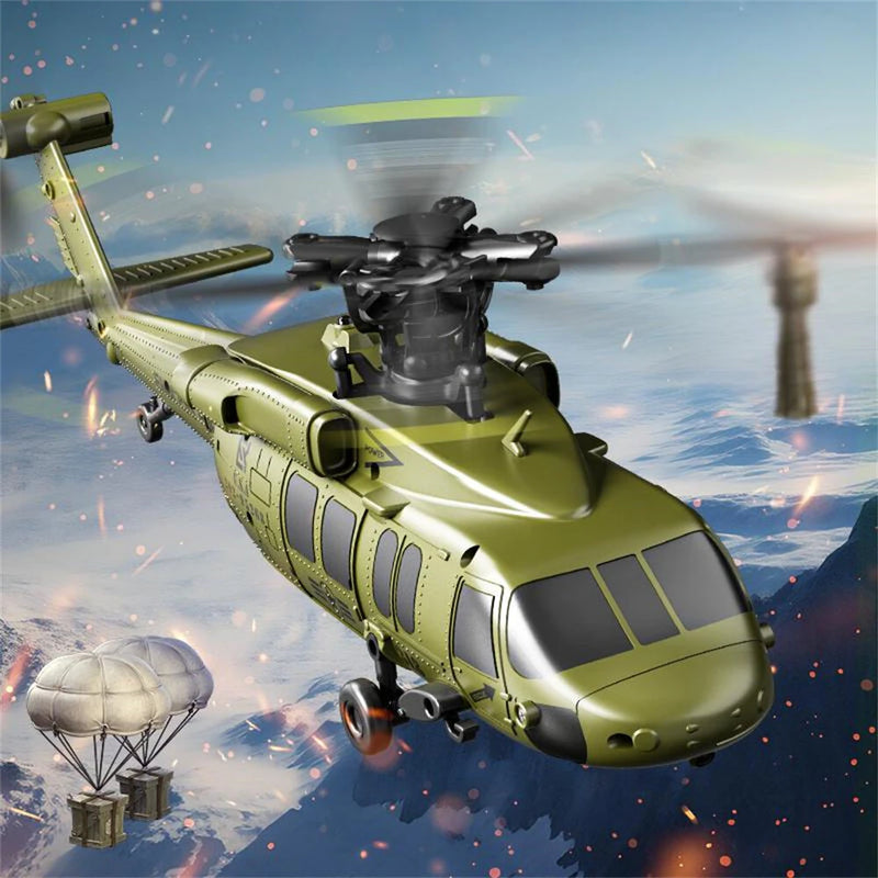 JJRC U9901 2.4G 6CH 6-Axis Gyro Brushless Motor Optical Flow Positioning Barometric Altitude Simulation Aerobatic RC Helicopter RTF