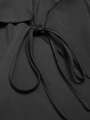 INCERUN Men Pant Elastic Black Irregular Design Skirt Pant Loose Fit Fashion Mens Streetwear Pants S-5XL