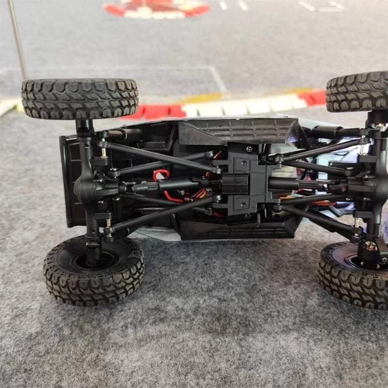 LDRC 18499 RTR 1/18 2.4G 4WD RC Car Rock Crawler Pipe Rack Off-Road Climbing Truck LED Light Full Proportional Vehicles Models Straight Bridge Axle Toys